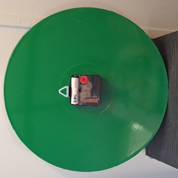 Hand Crafted Painted Sunflower Wall Clock - Black and Yellow Faith Home Decor - Picture 8 of 8